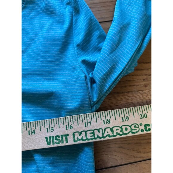 Eddie Bauer Women Long Sleeve V-Neck Stretch Ruched Shirt Sz Medium Lightweight - Picture 5 of 16